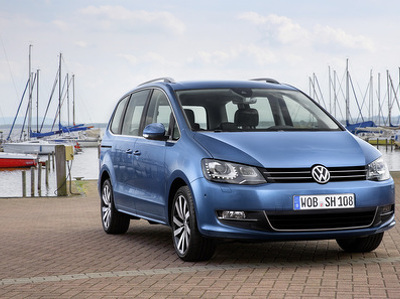 Volkswagen уточнил данные о рестайлинговом Sharan