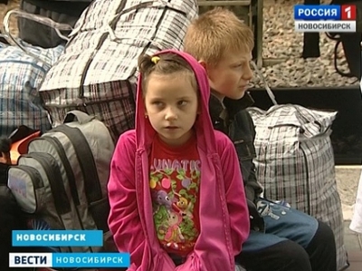 Беженцы с Украины покидают Новосибирскую область