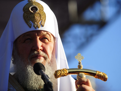 Патриарх Кирилл освятил в Саранске храм в честь святых Кирилла и Мефодия