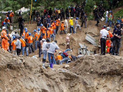 Оползень в Гватемале: количество жертв возросло до 237