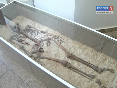 Челябинские музейщики изучают останки сарматской кочевницы
