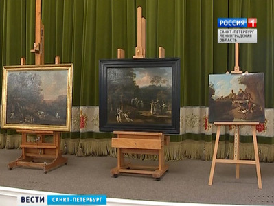 Музеи-заповедники "Петергоф" и "Гатчина" обменялись картинами