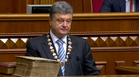 Президент Украины Петр Порошенко: год у власти
