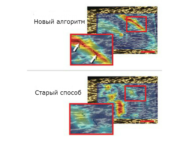 Новый алгоритм способен обнаружить области, уязвимые при нагрузке (иллюстрация John Boyle/The Royal Society).
