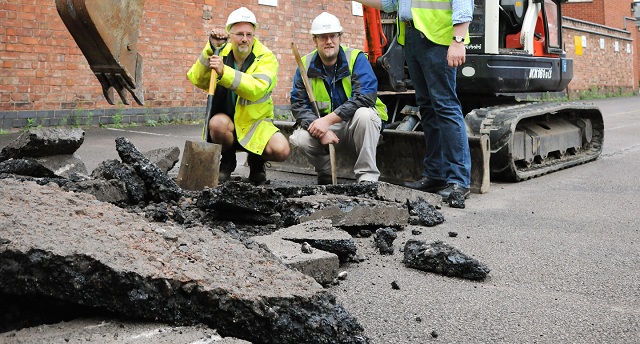 Раскопки велись в Лестере на территории автопарковки (фото University of Leicester).